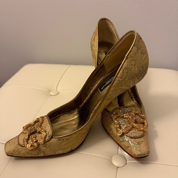 Dolce & Gabbana high heel pumps in Gold, Size 36.5 - Picture 1 of 9